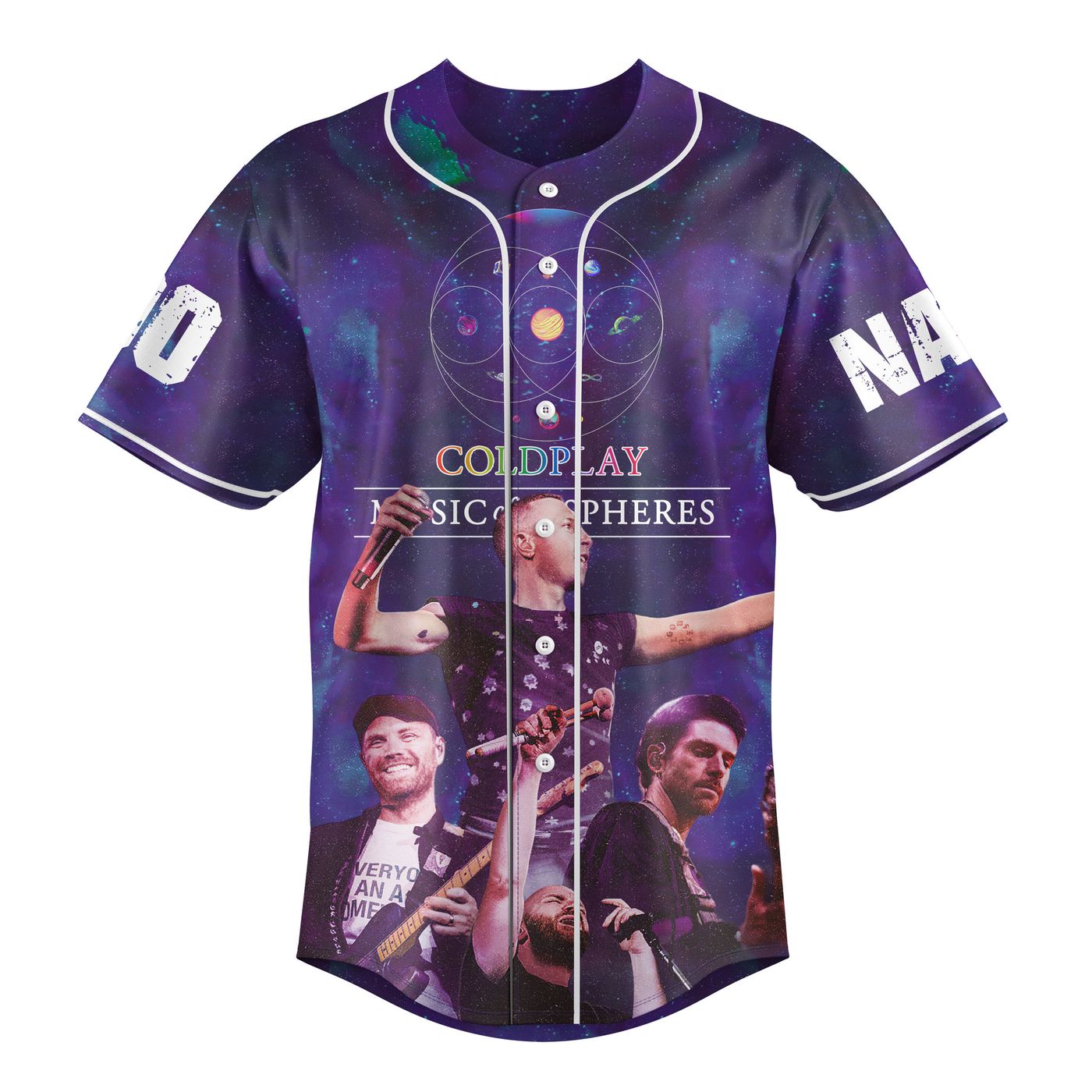 Music of the Spheres Coldplay Baseball Jersey For Men Women And Kids Gift