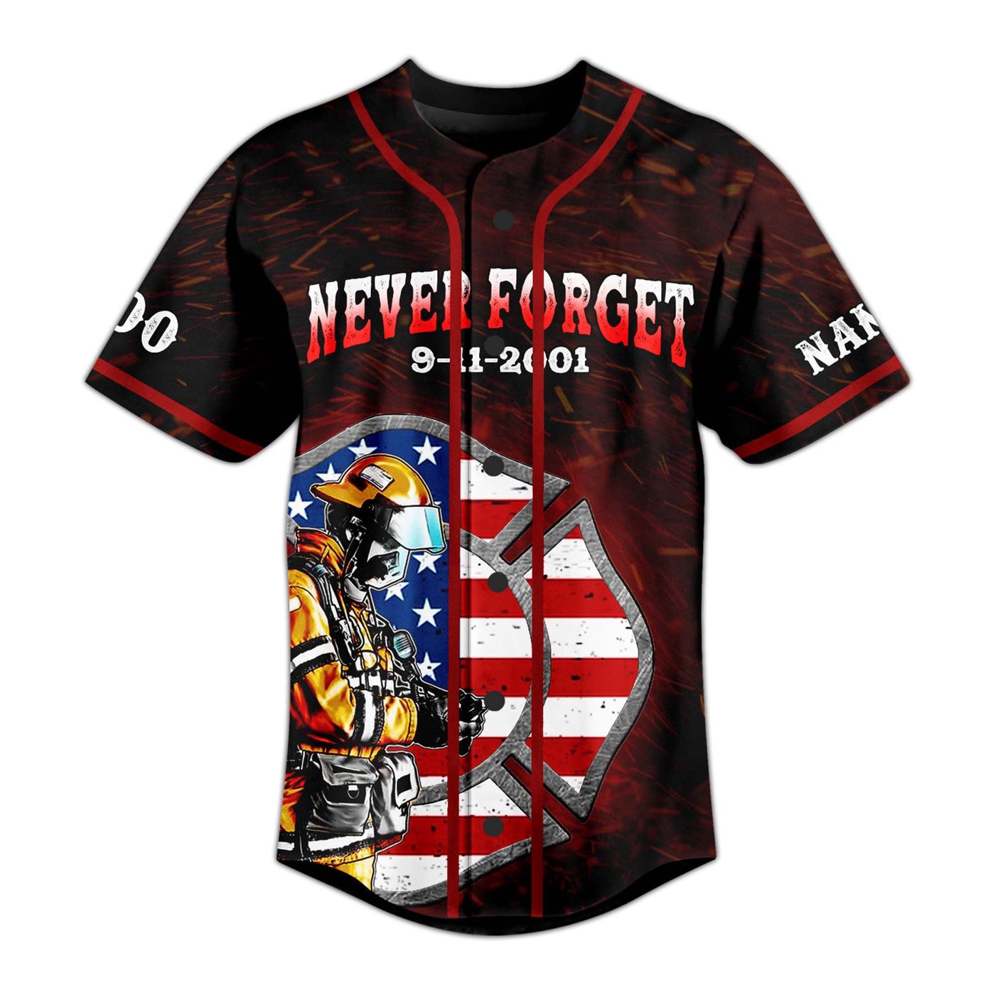 Never Forget Baseball Jersey For Men Women And Kids Gift