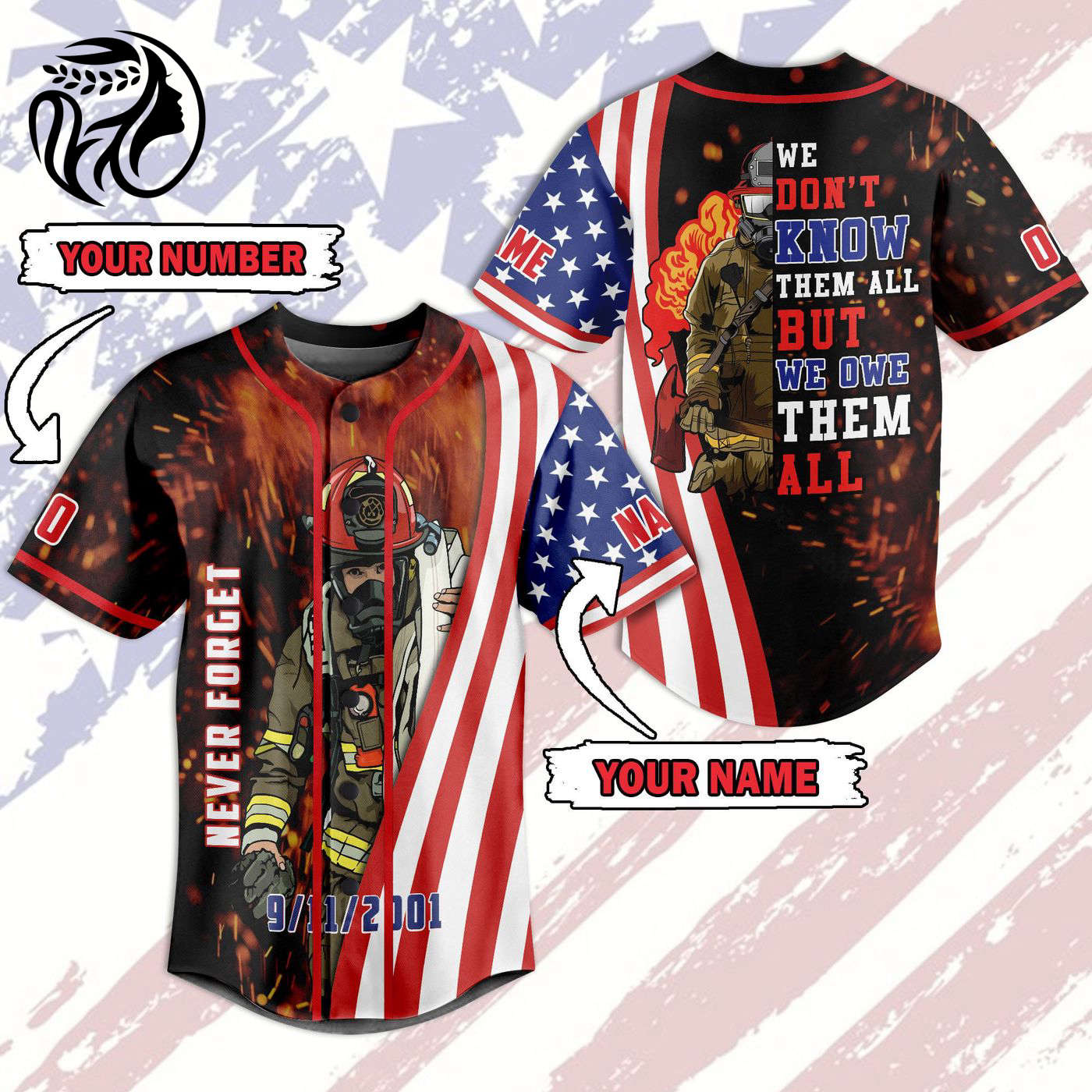 Never Forget Baseball Jersey For Men Women And Kids Gift