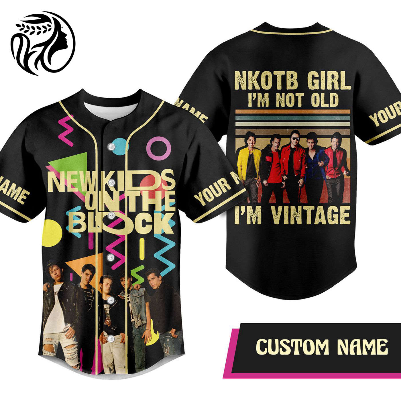 New Kids On The Block Baseball Jersey For Men Women And Kids Gift
