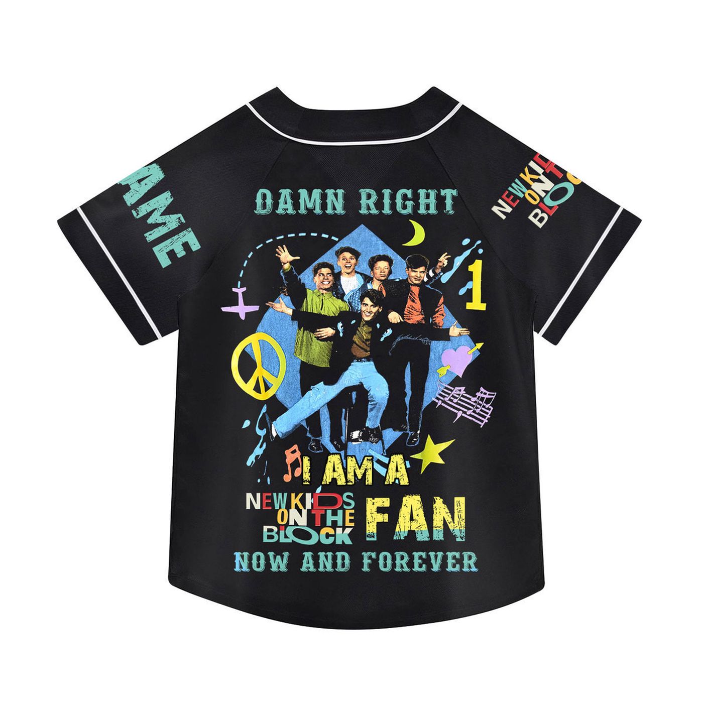 New Kids On The Block Baseball Jersey For Men Women And Kids Gift New Kids On The Block Baseball Jersey For Men Women And Kids Gift