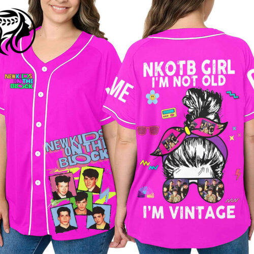 New Kids On The Block Baseball Jersey For Men Women And Kids Gift