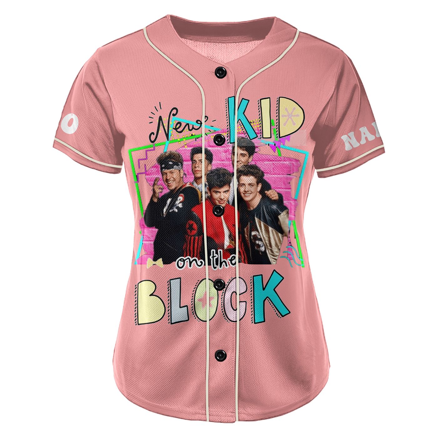 New Kids On The Block Baseball Jersey For Men Women And Kids Gift