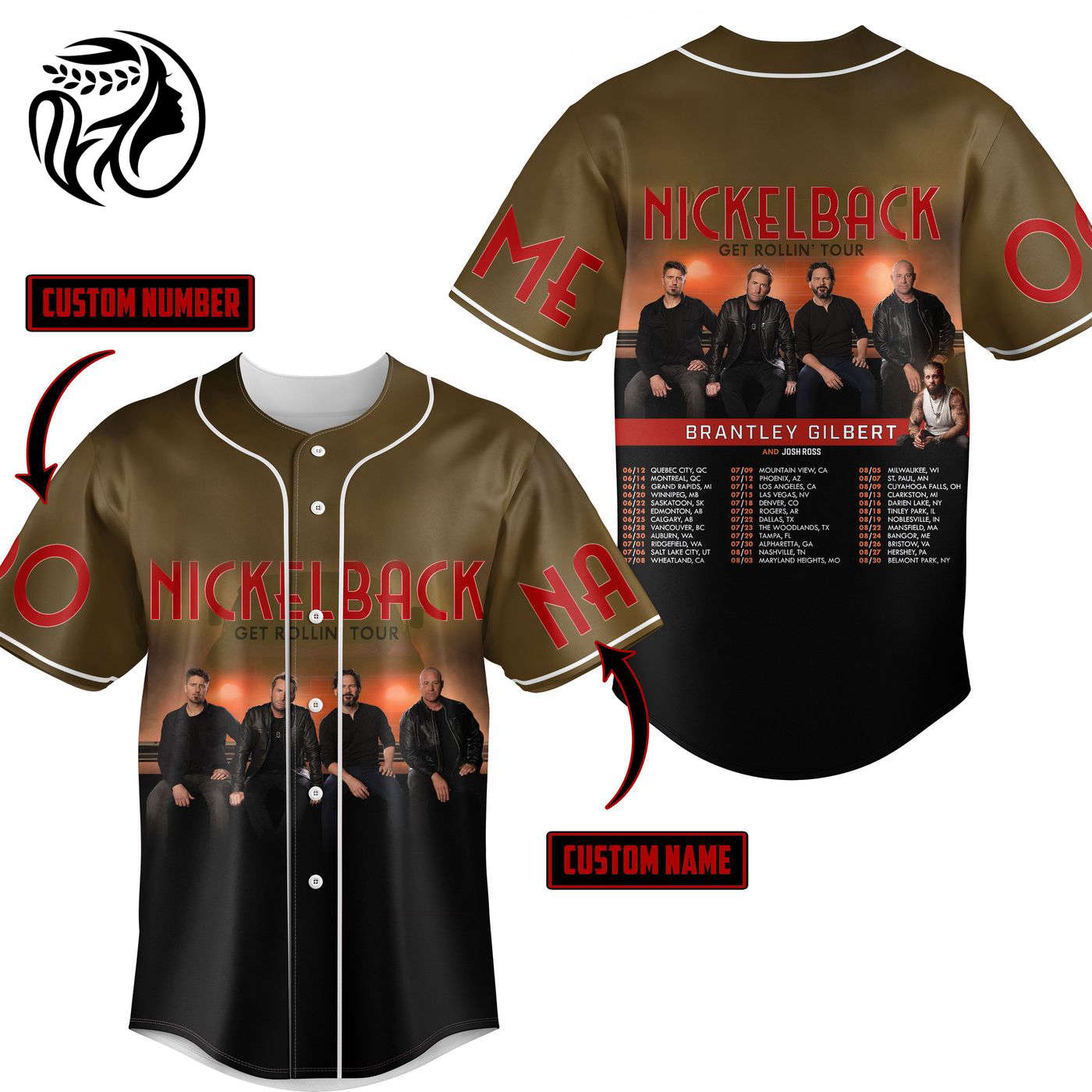Nickelback Baseball Jersey For Men Women And Kids Gift