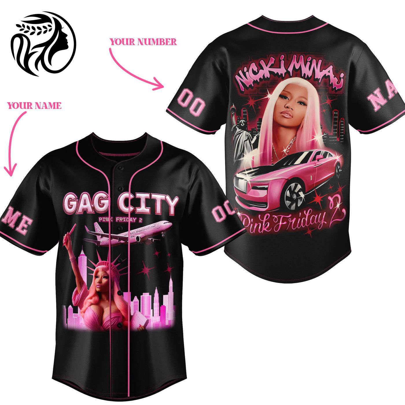 Nicki Minaj Baseball Jersey For Men Women And Kids Gift