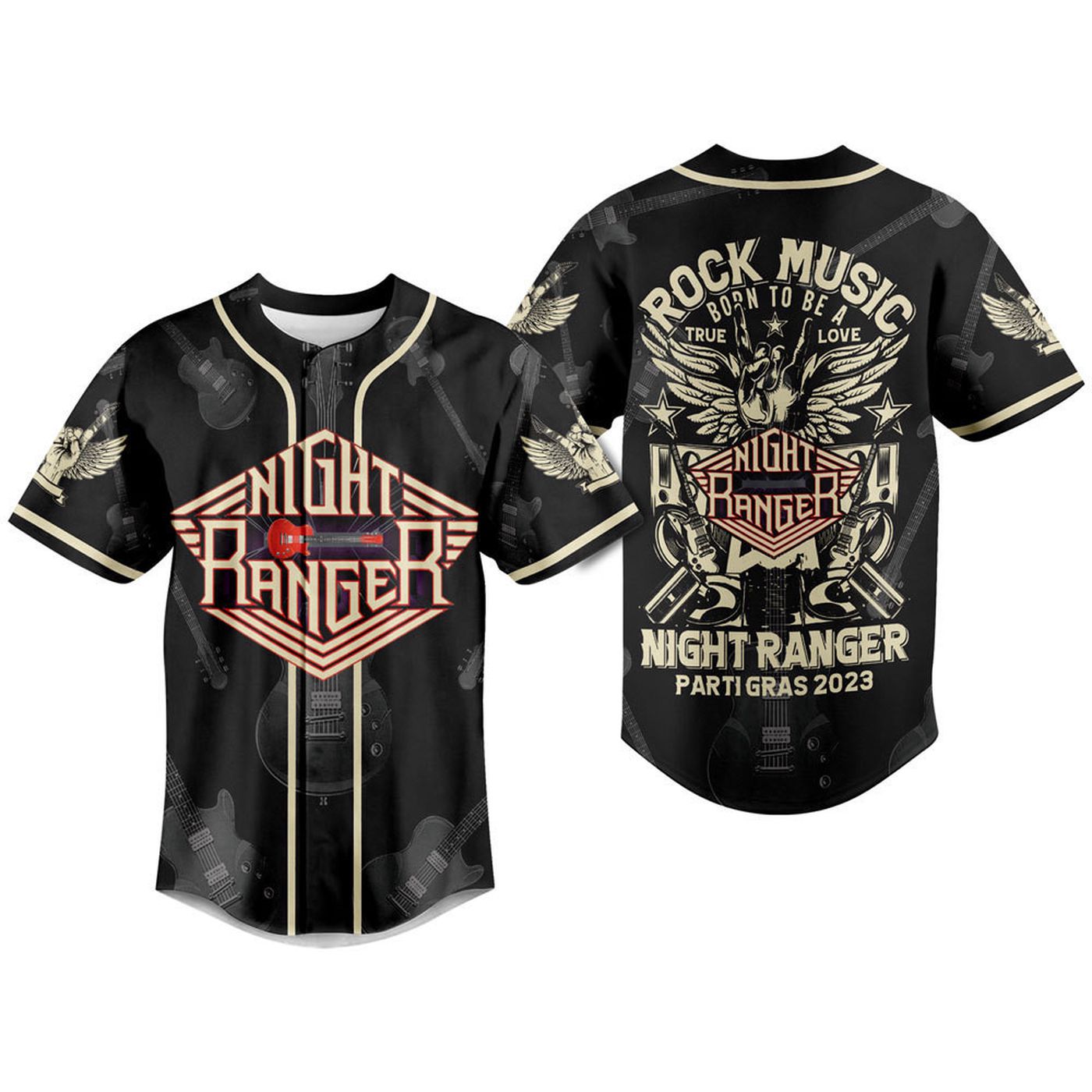 Night Ranger Baseball Jersey For Men Women And Kids Gift