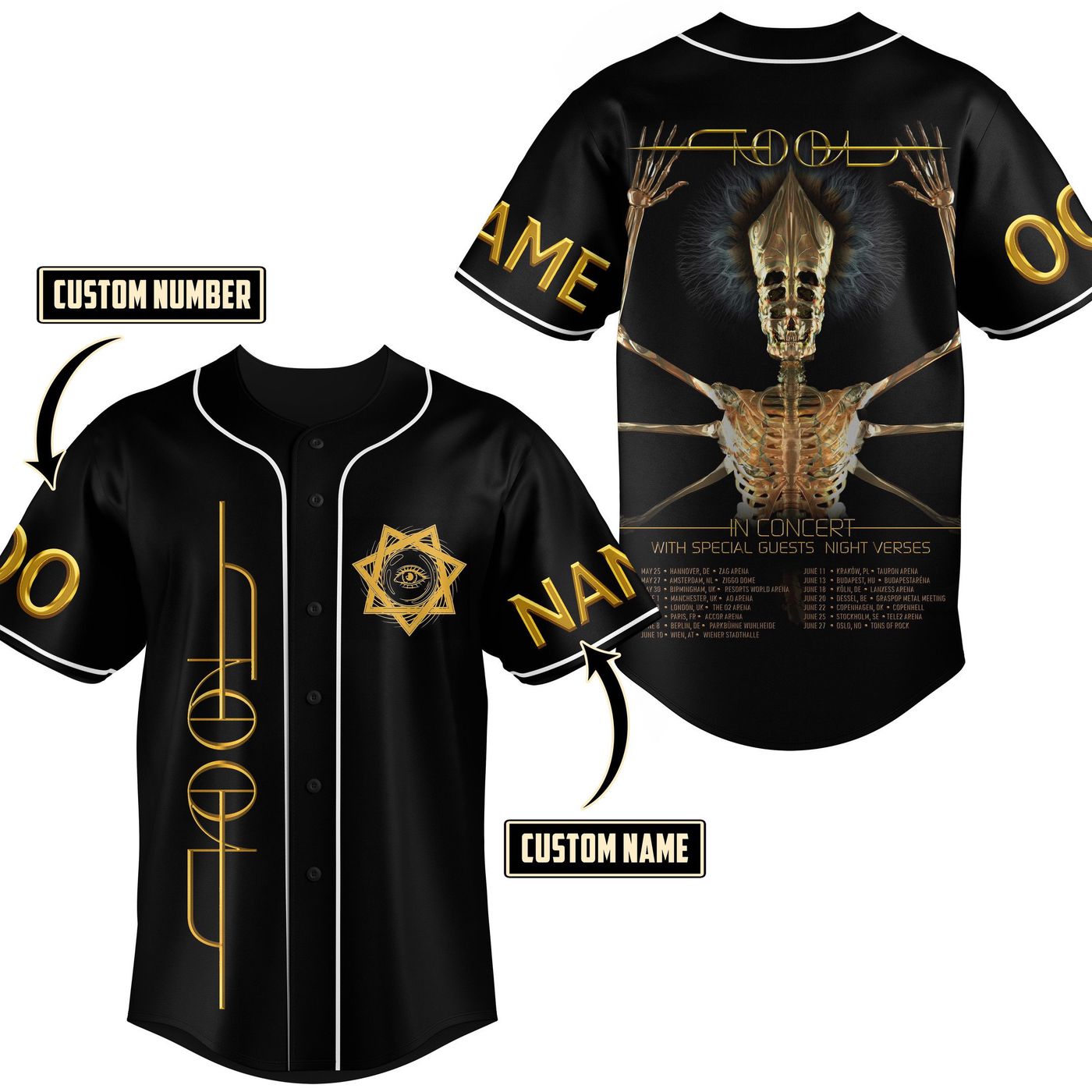 Night Verses Baseball Jersey For Men Women And Kids Gift
