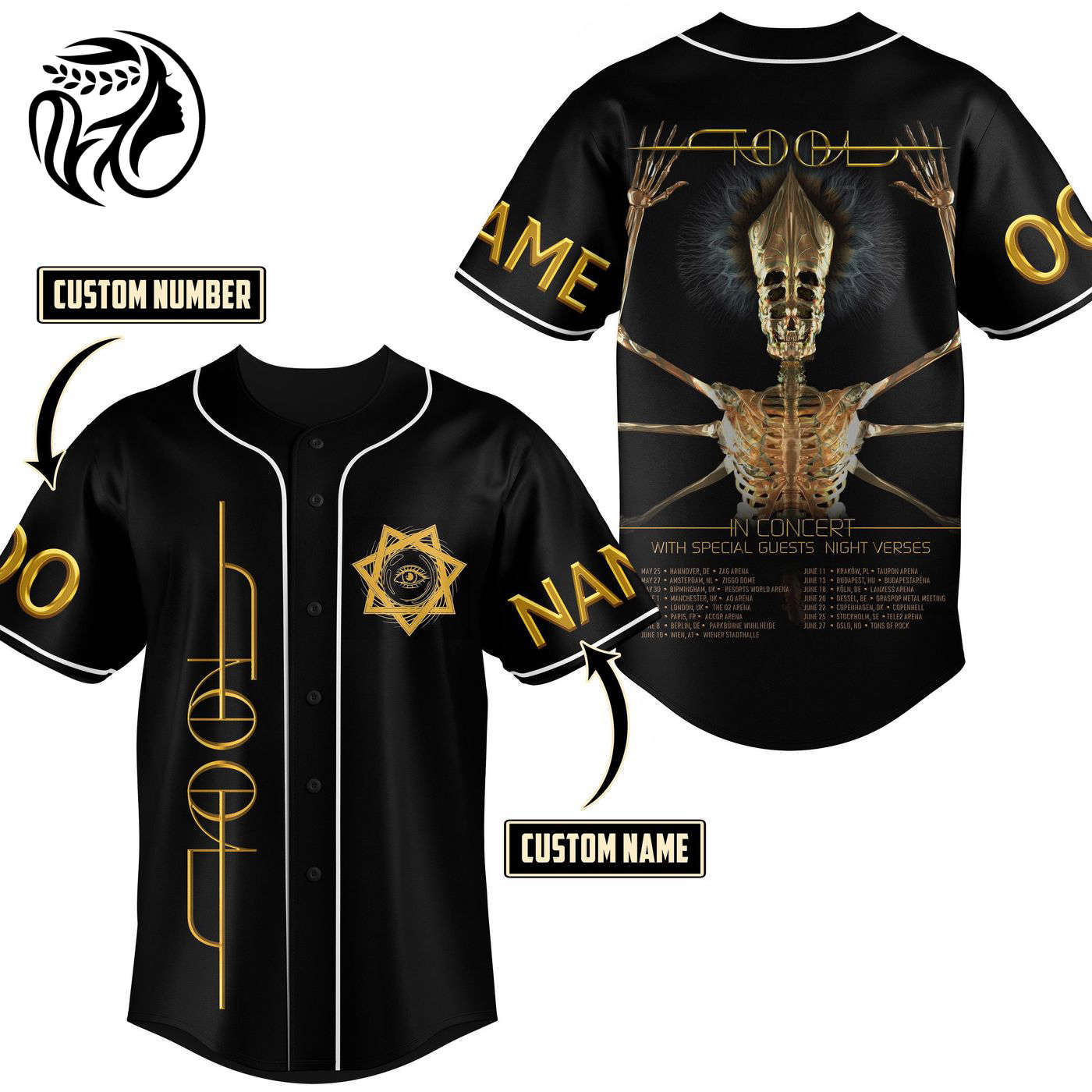 Night Verses Baseball Jersey For Men Women And Kids Gift