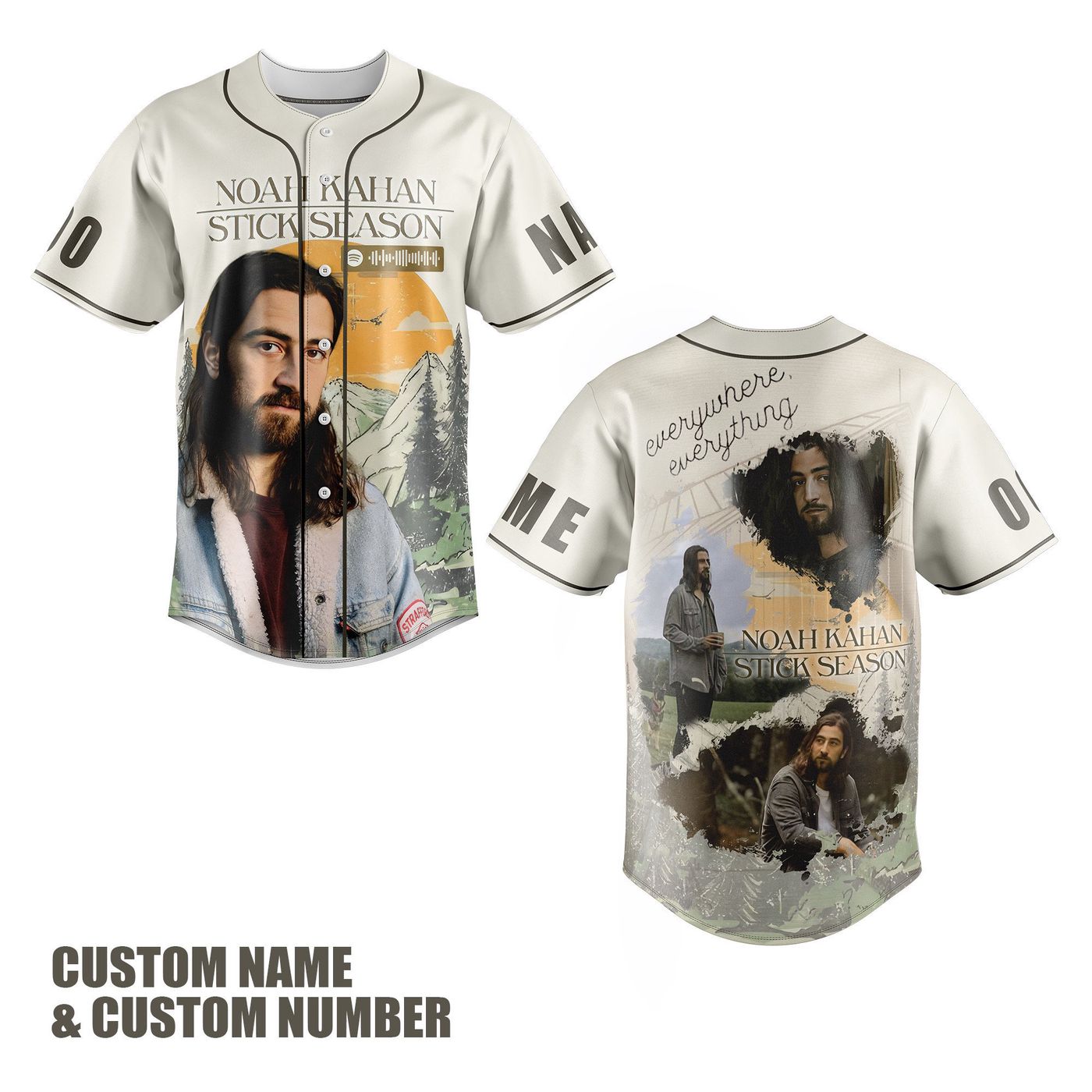 Noah Kahan Baseball Jersey For Men Women And Kids Gift