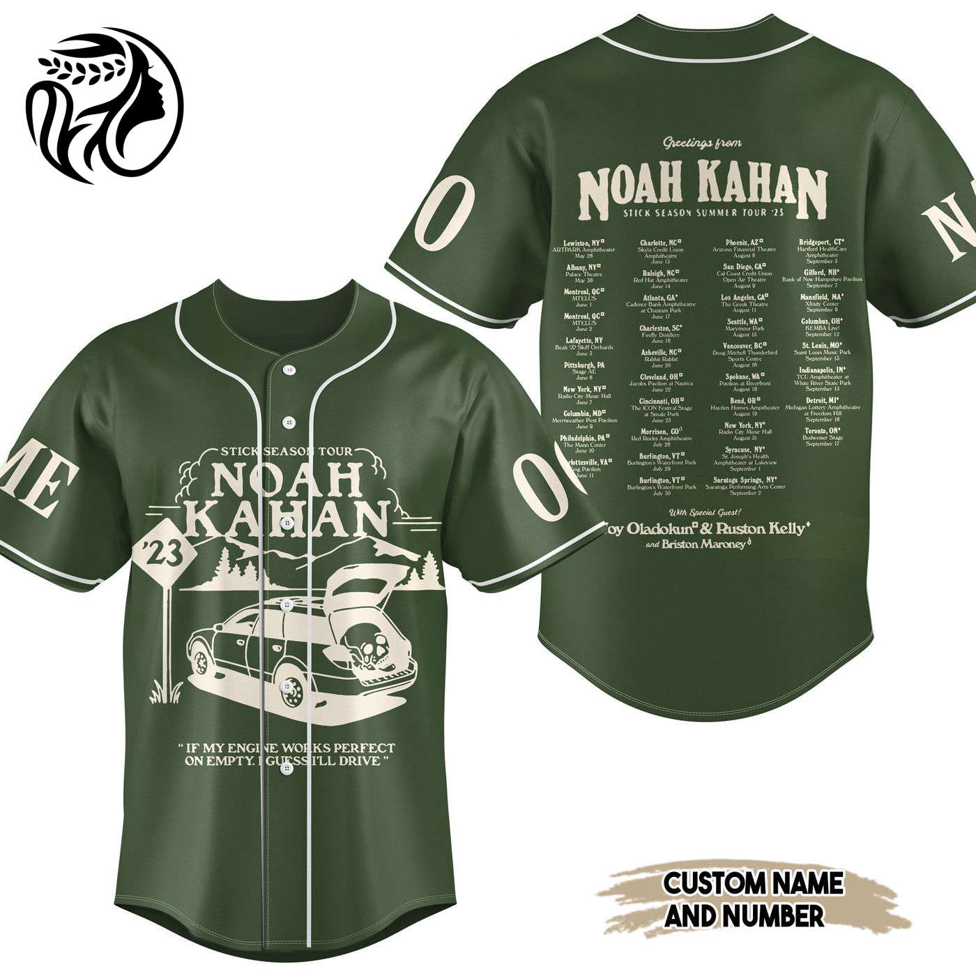 Noah Kahan Baseball Jersey For Men Women And Kids Gift