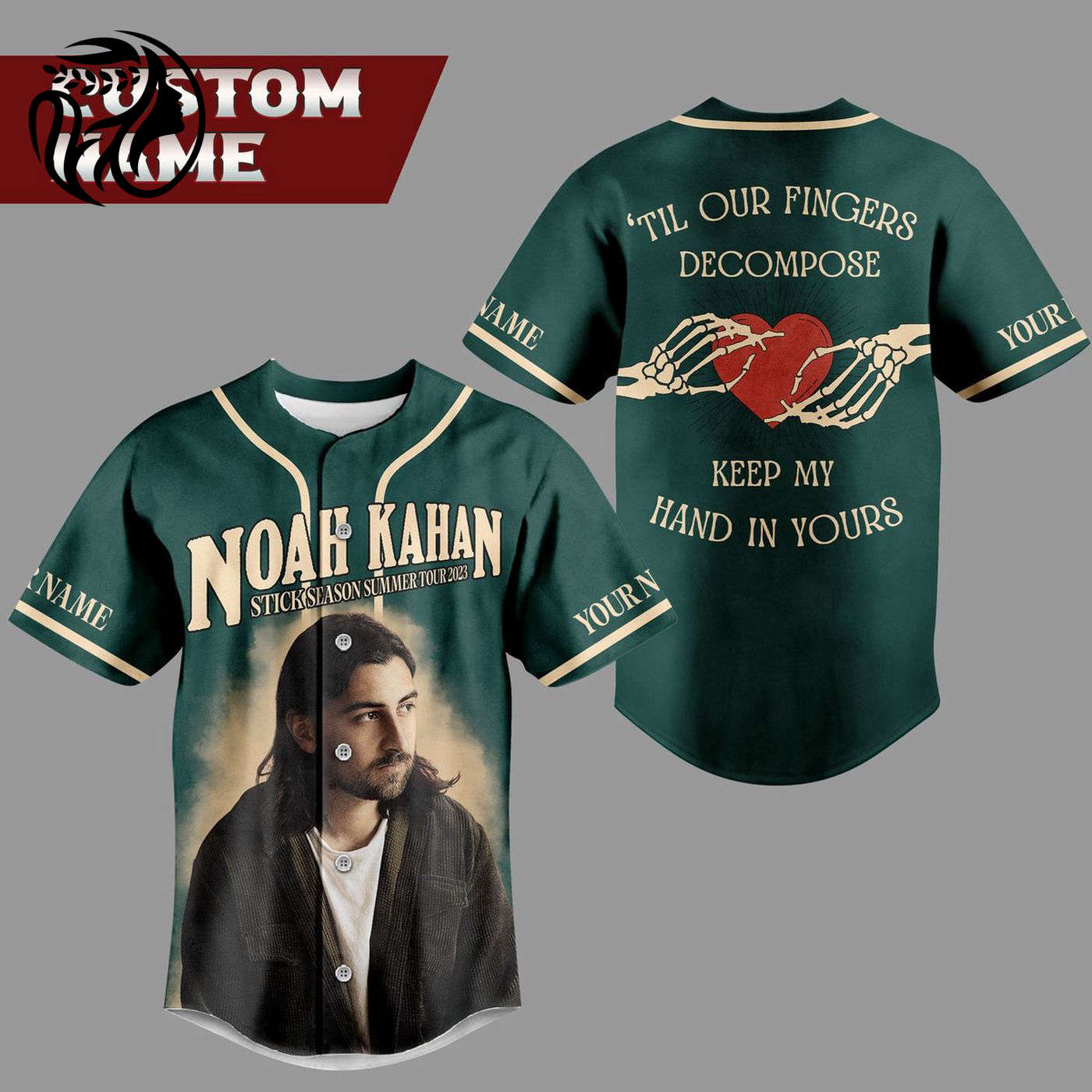 Noah Kahan Baseball Jersey For Men Women And Kids Gift