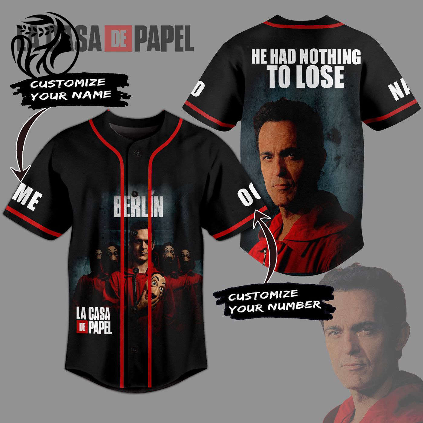Nothing To Lose Baseball Jersey For Men Women And Kids Gift