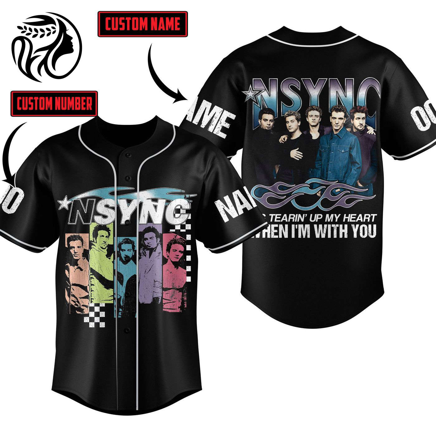 NSYNC Baseball Jersey For Men Women And Kids Gift