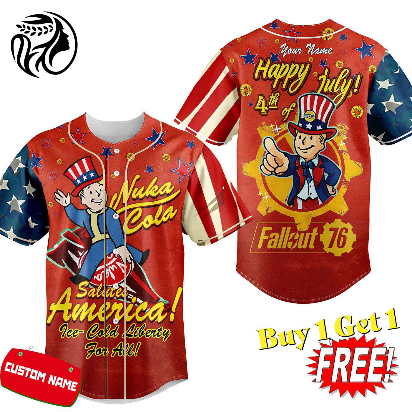 Nuka Cola Baseball Jersey For Men Women And Kids Gift