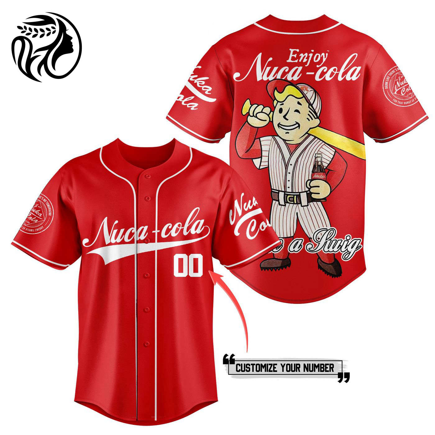 Nuka Cola Baseball Jersey For Men Women And Kids Gift