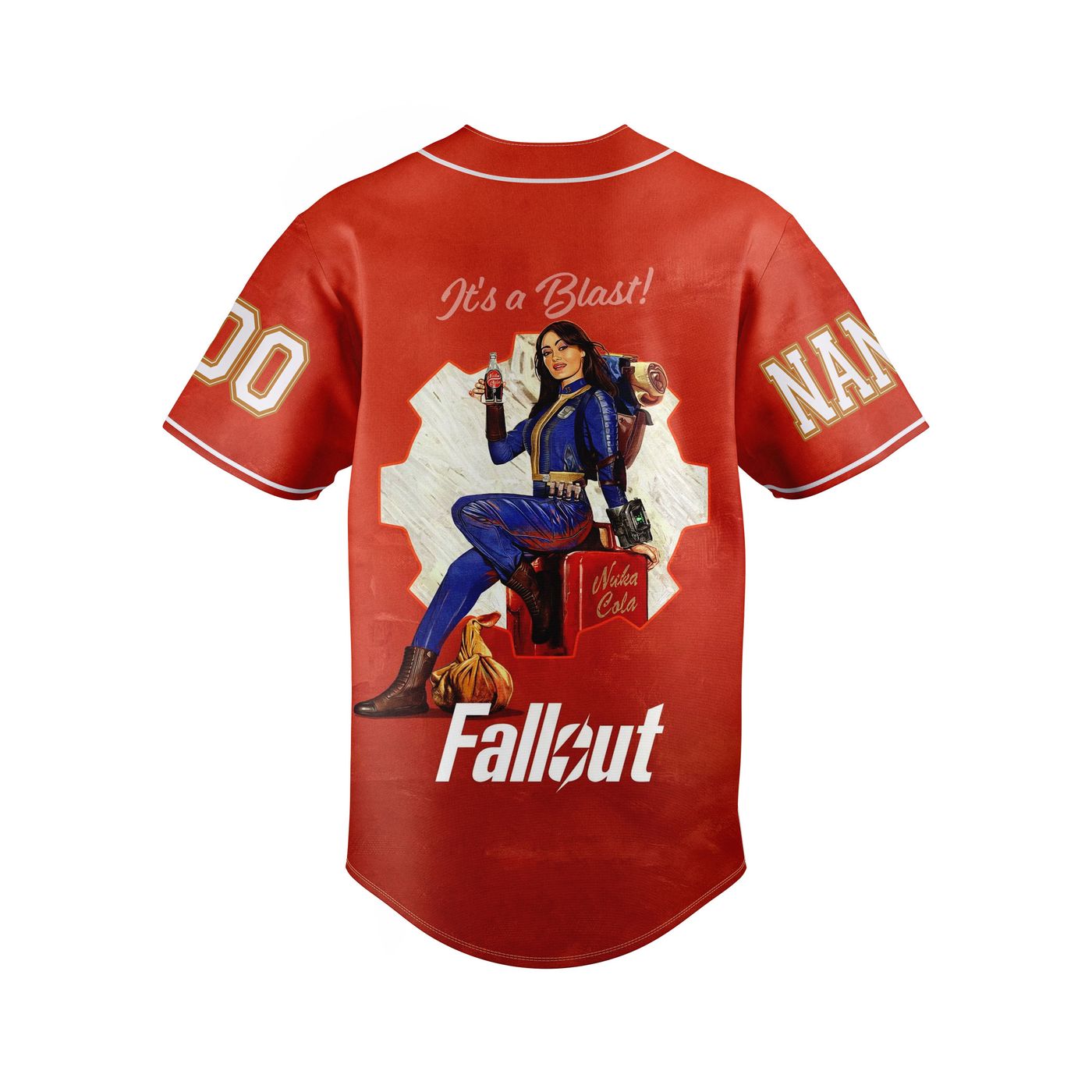 Nuka Cola Baseball Jersey For Men Women And Kids Gift Nuka Cola Baseball Jersey For Men Women And Kids Gift