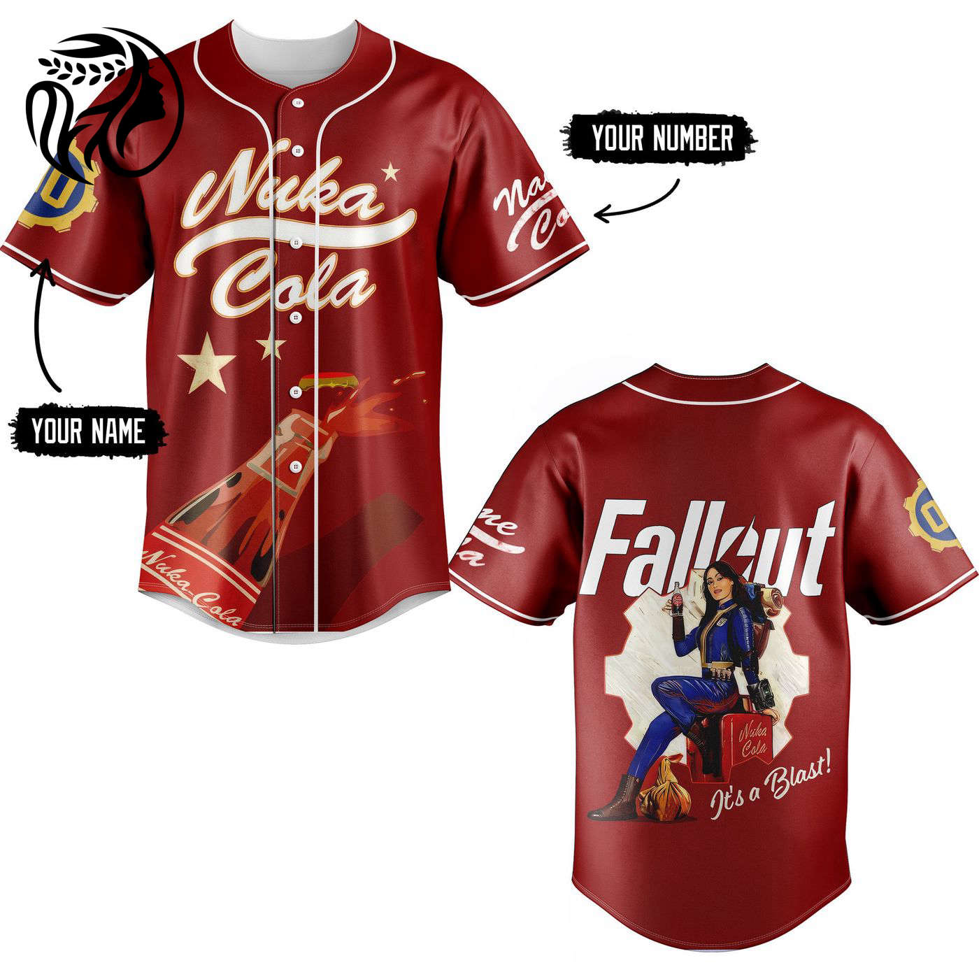 Nuka-Cola Baseball Jersey For Men Women And Kids Gift