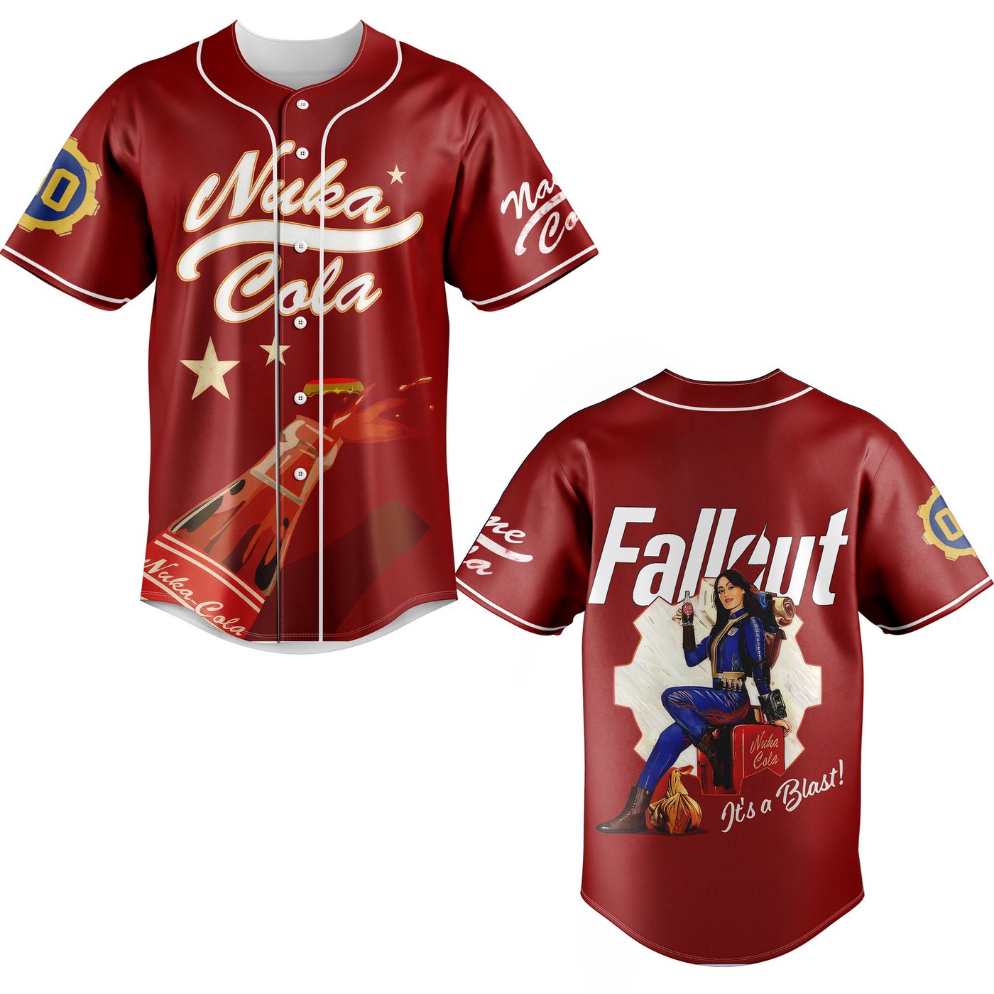 Nuka-Cola Baseball Jersey For Men Women And Kids Gift