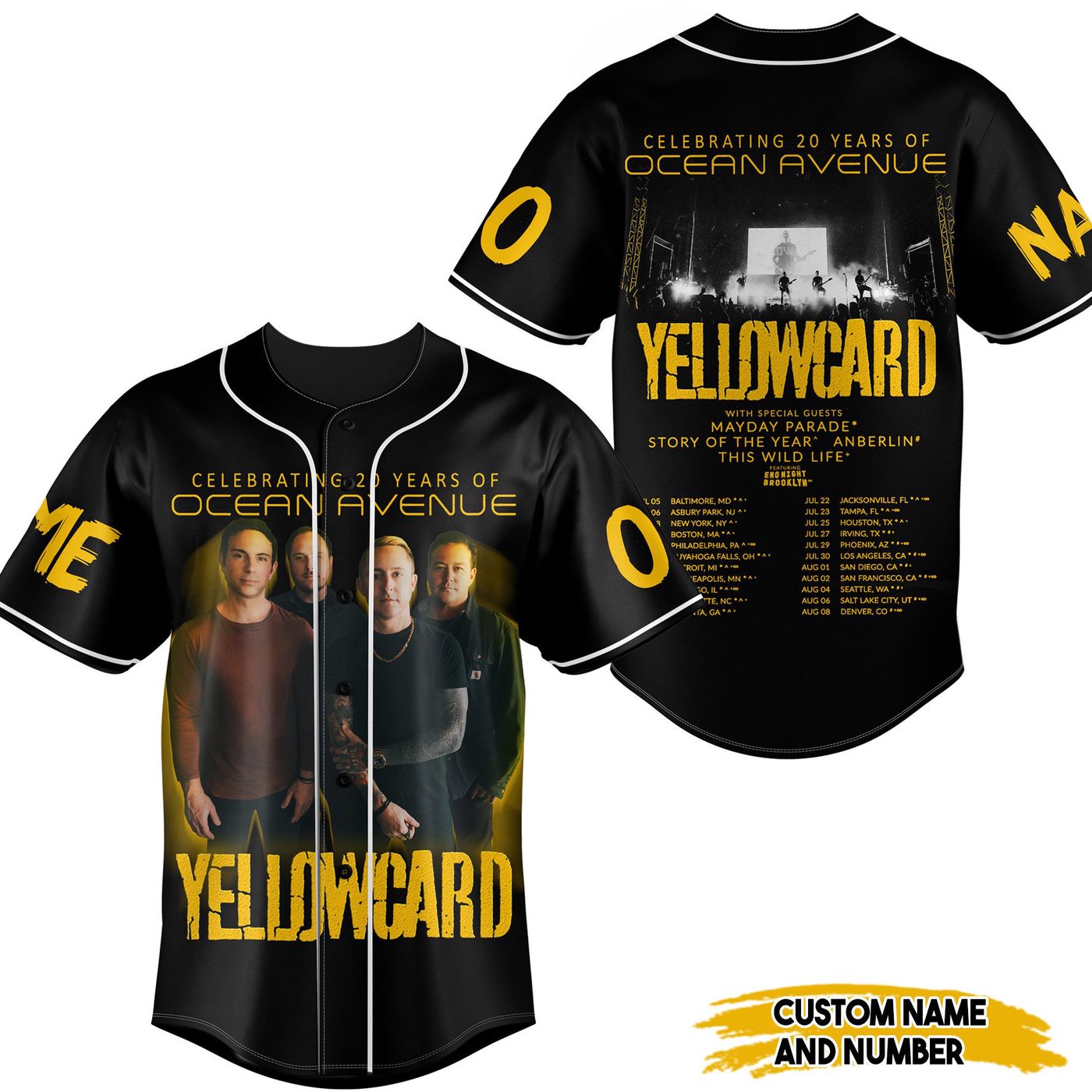 Ocean Avenue Baseball Jersey For Men Women And Kids Gift