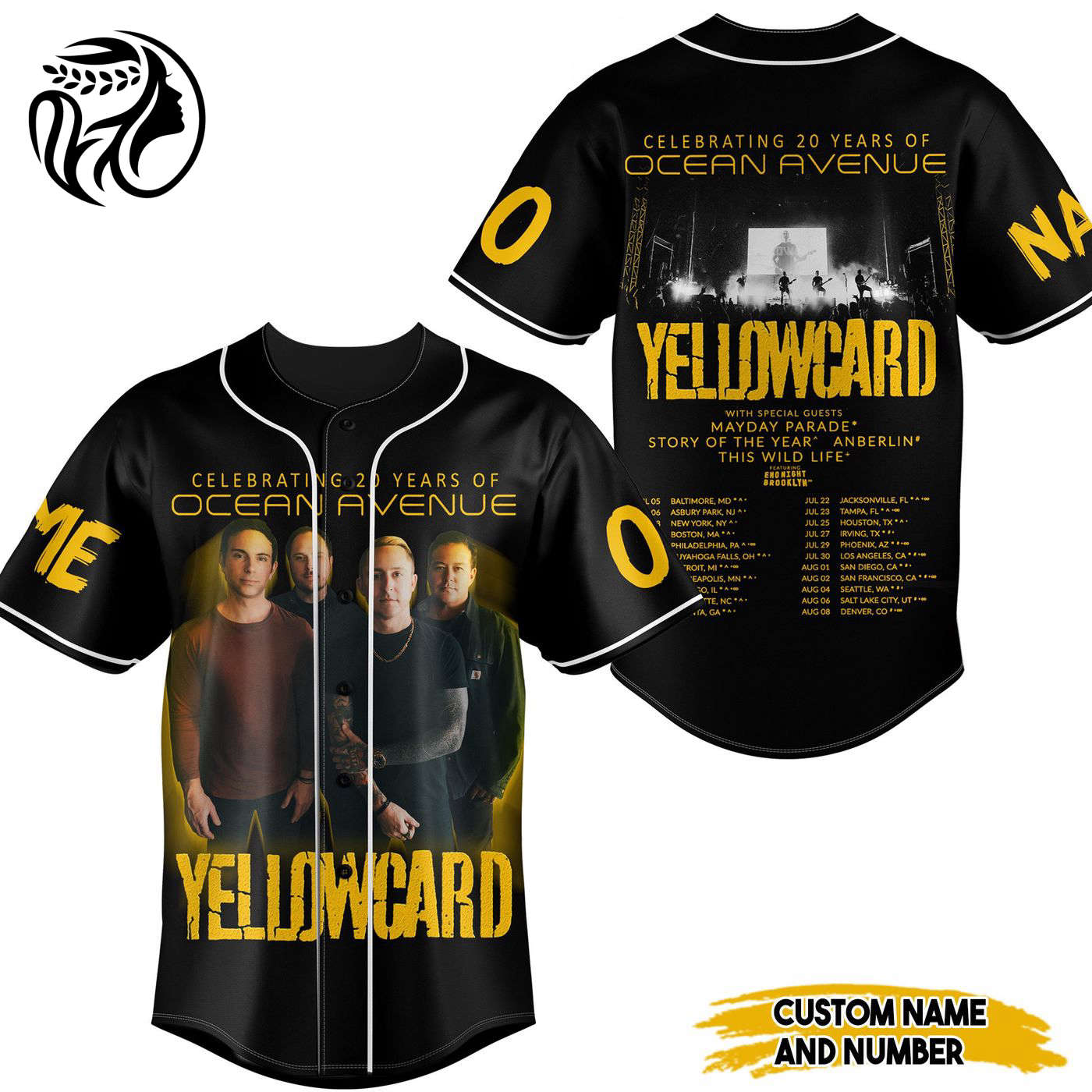 Ocean Avenue Baseball Jersey For Men Women And Kids Gift