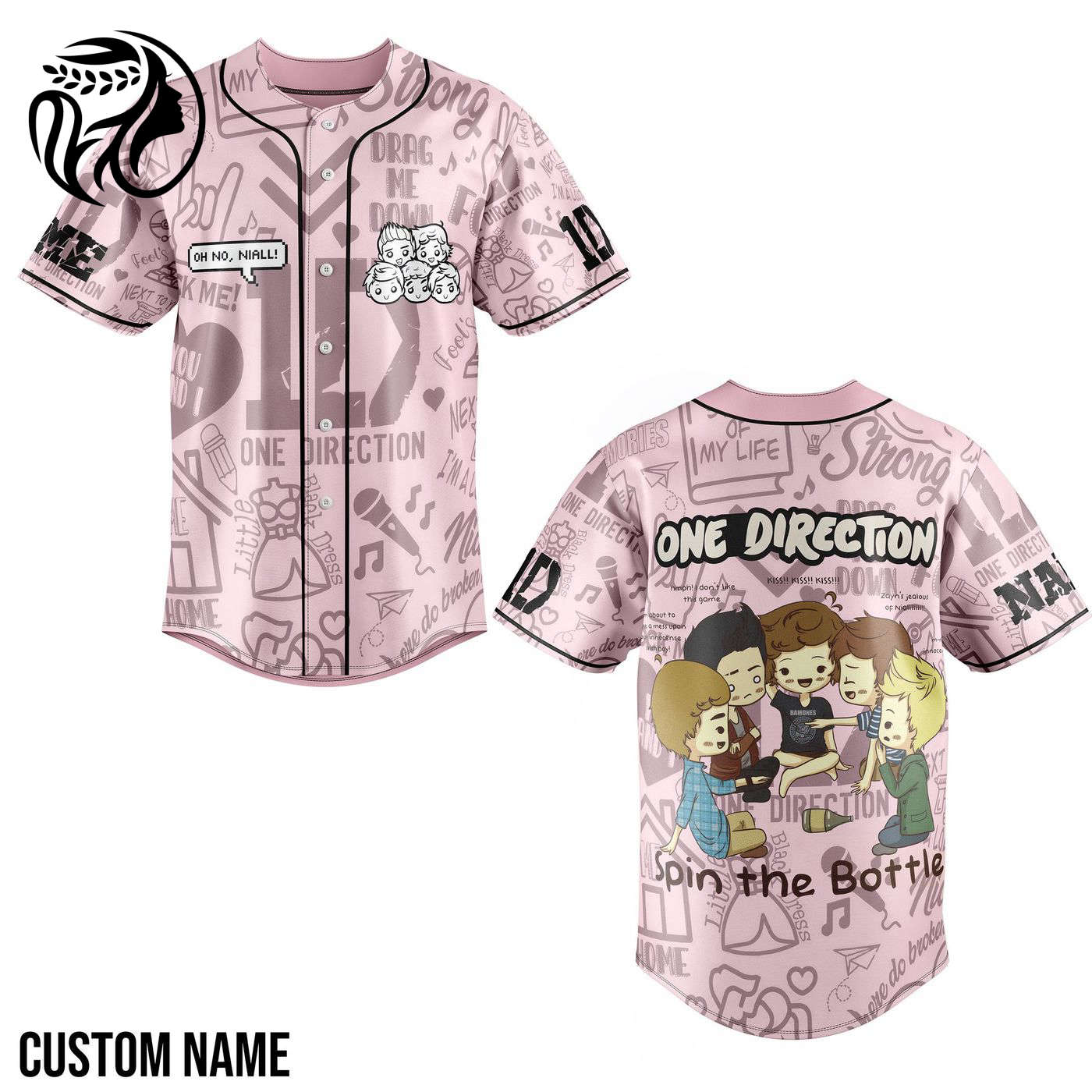 One Direction Baseball Jersey For Men Women And Kids Gift