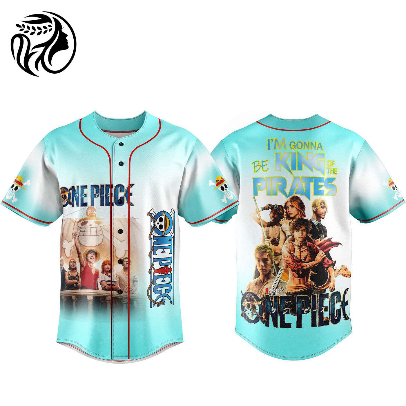 One Piece Baseball Jersey For Men Women And Kids Gift