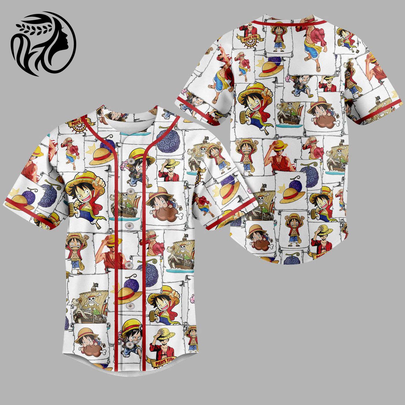 One Piece Baseball Jersey For Men Women And Kids Gift