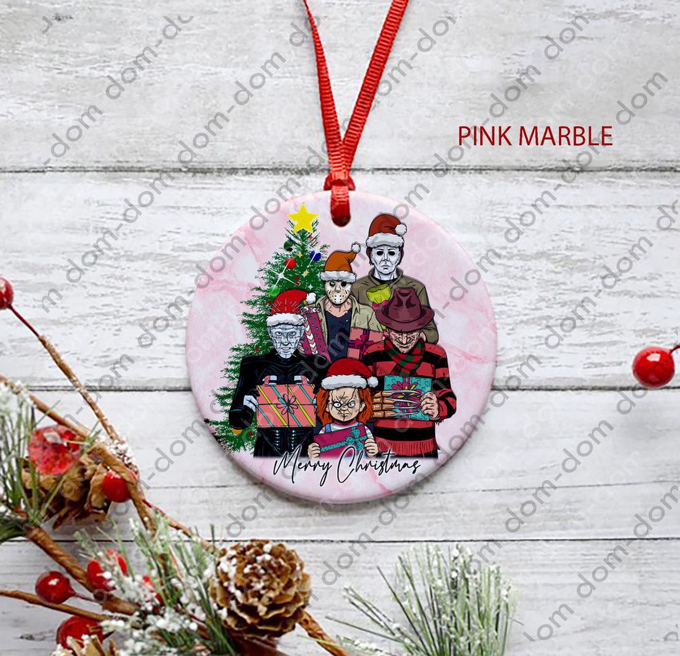 Spooky Christmas Delight: Ceramic Horror Movie Ornament – Shop Now! Spooky Christmas Delight: Ceramic Horror Movie Ornament – Shop Now!
