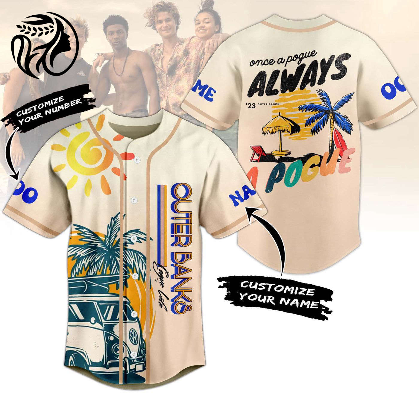 Outer Banks Baseball Jersey For Men Women And Kids Gift