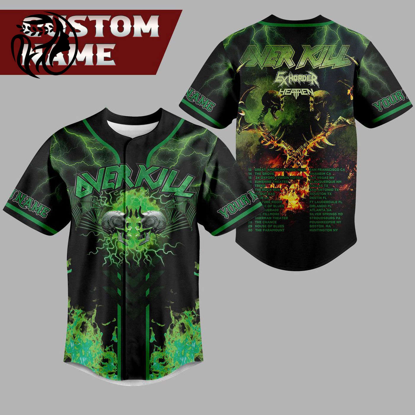 Overkill Baseball Jersey For Men Women And Kids Gift
