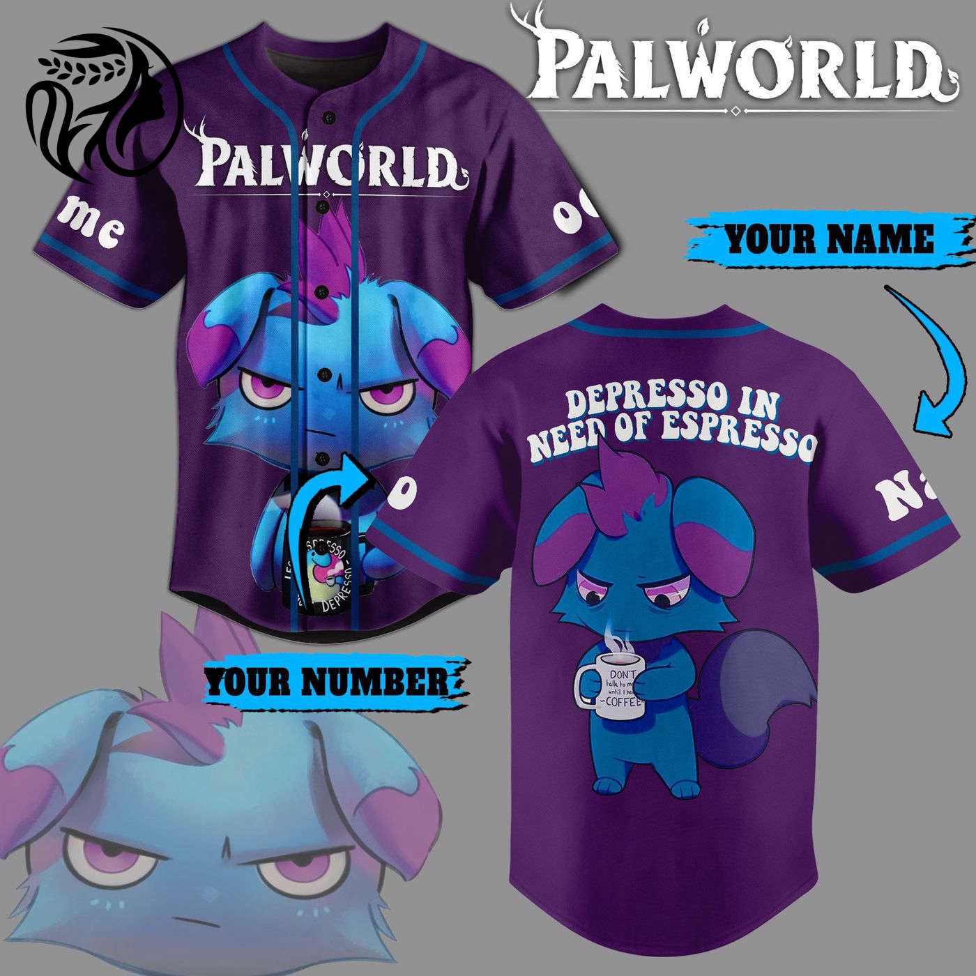Palworld Baseball Jersey For Men Women And Kids Gift