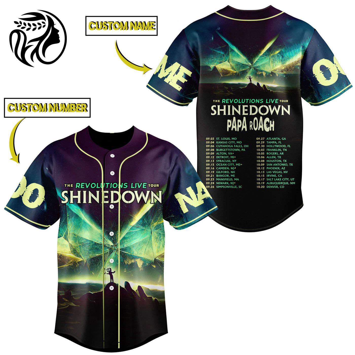 Papa Roach Baseball Jersey For Men Women And Kids Gift