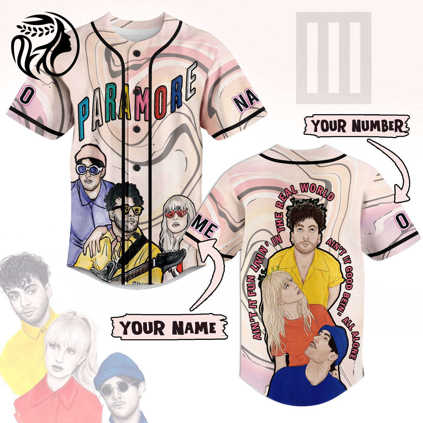 Paramore Baseball Jersey For Men Women And Kids Gift