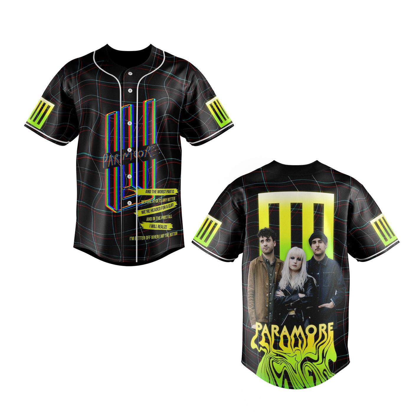 Paramore Baseball Jersey For Men Women And Kids Gift