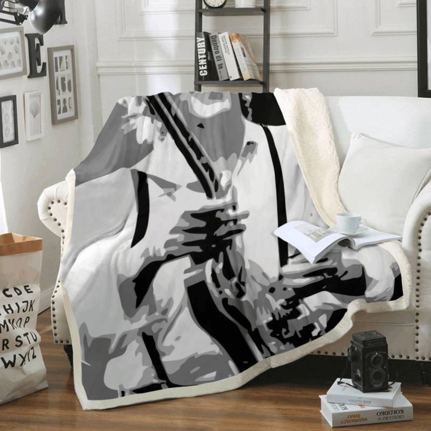 Paul McCartney Beatles Art Fleece Blanket – English Rock Band Memorabilia