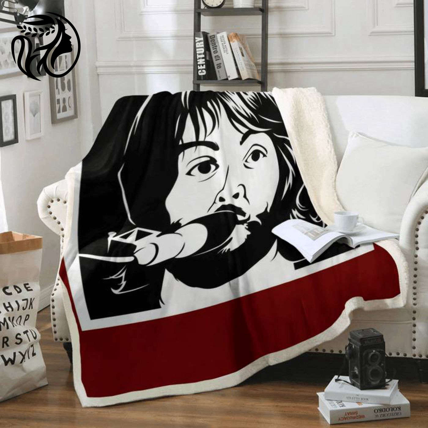 Beatles Art Fleece Blanket: Paul McCartney Let It Be Tribute – Cozy Comfort with Iconic Music Design