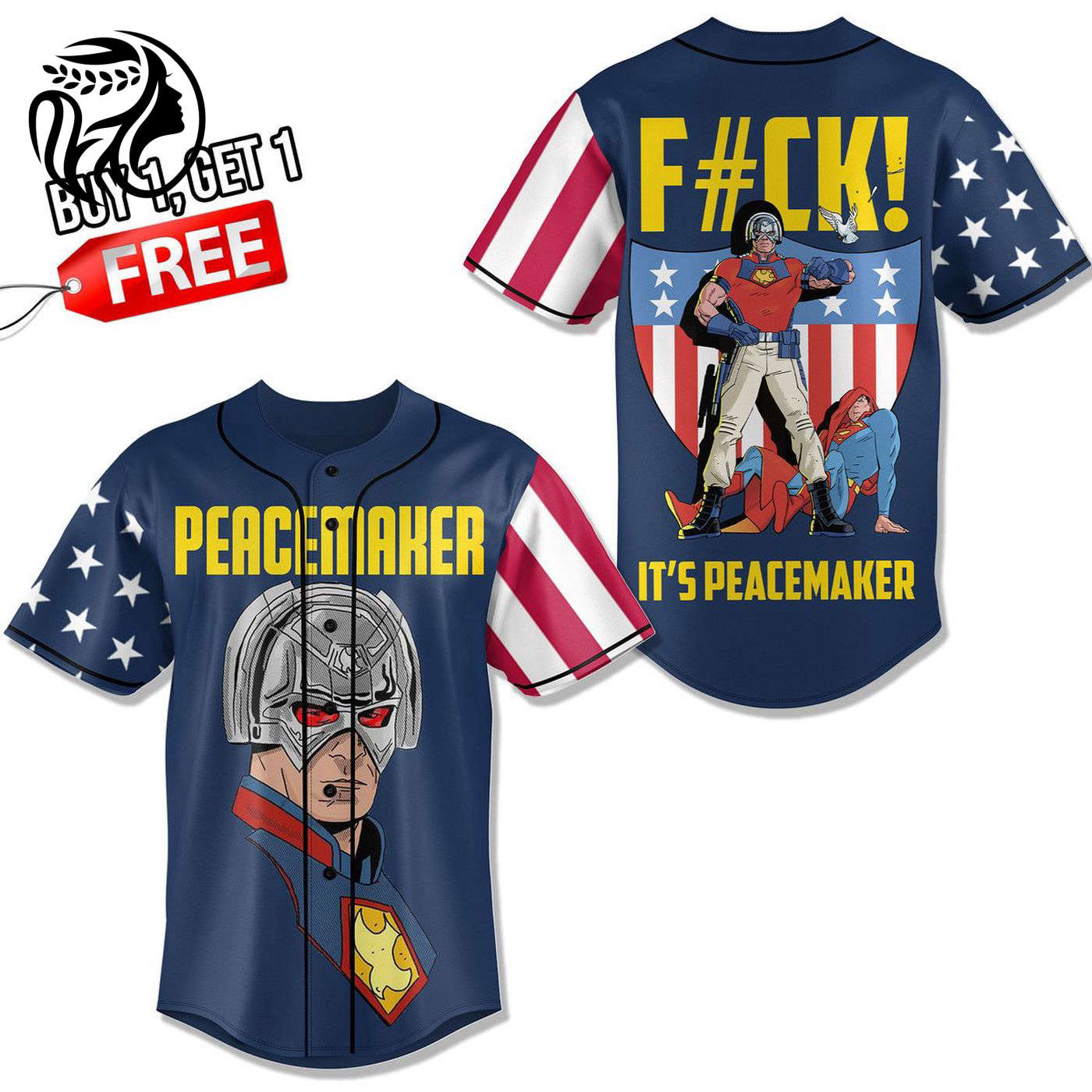 Peacemaker Baseball Jersey For Men Women And Kids Gift