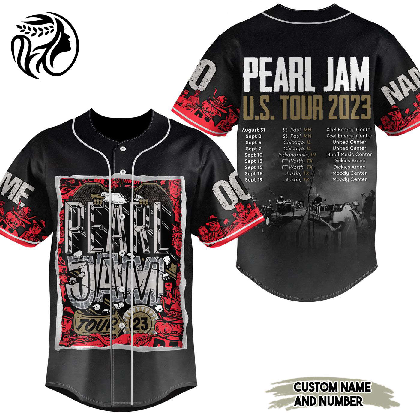Pearl Jam Baseball Jersey For Men Women And Kids Gift