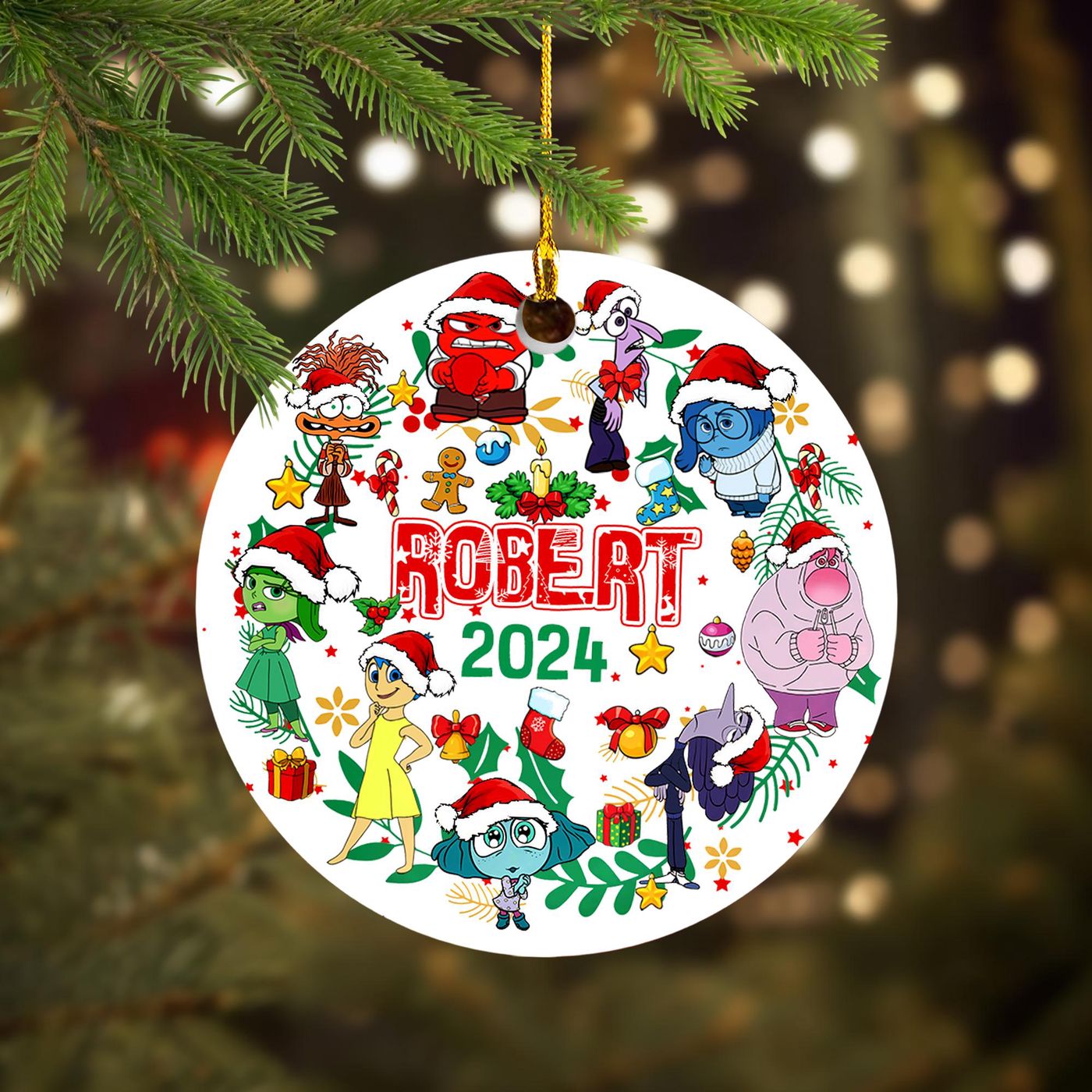 Unique Inside Out 2 Movie Characters Ornament – Custom Christmas Keepsake Decor 2024 Unique Inside Out 2 Movie Characters Ornament – Custom Christmas Keepsake Decor 2024
