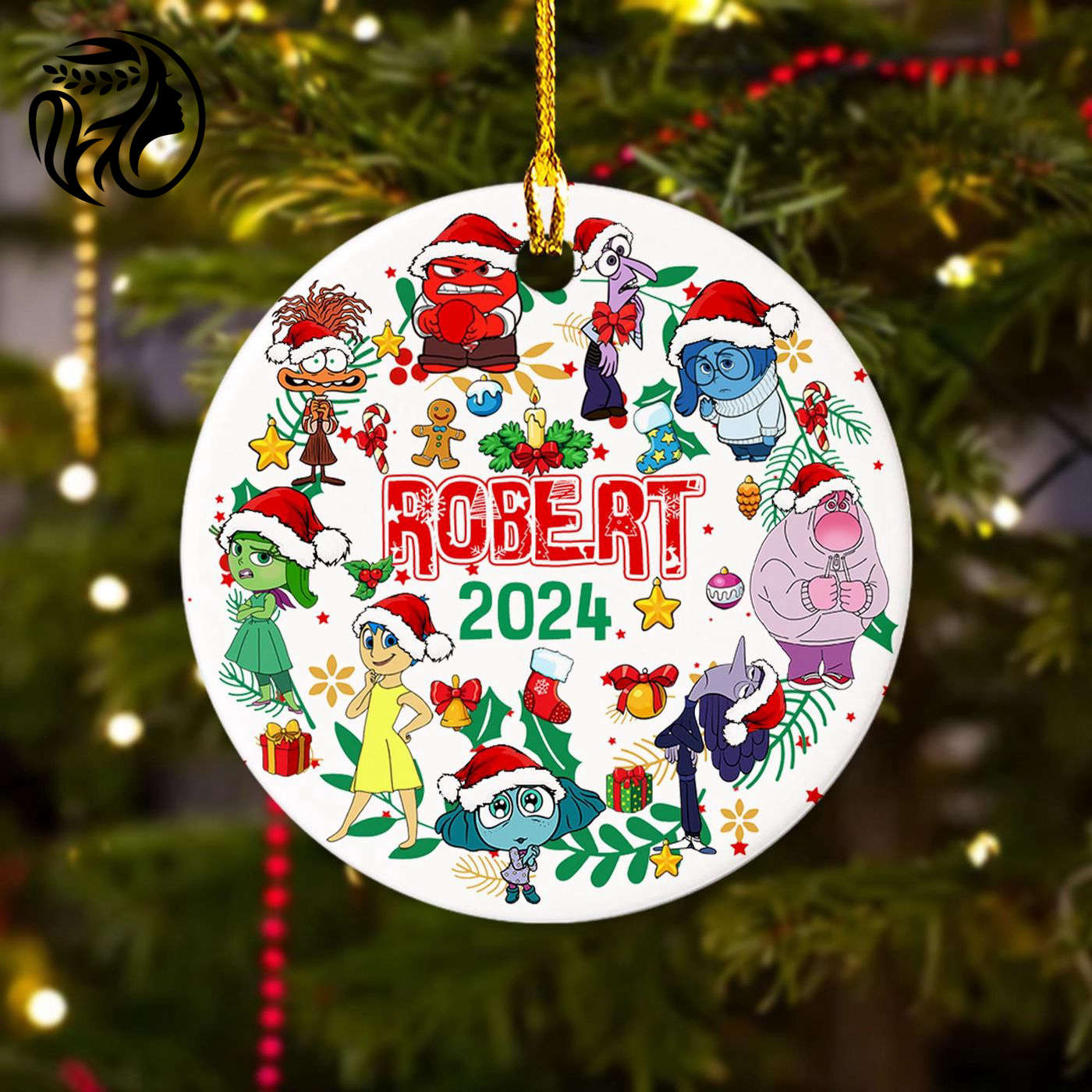 Unique Inside Out 2 Movie Characters Ornament – Custom Christmas Keepsake Decor 2024
