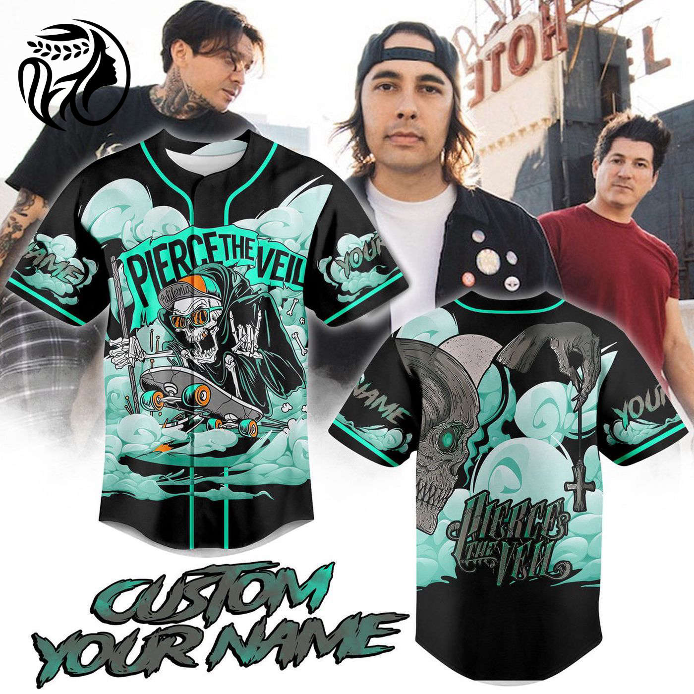 Pierce The Veil Baseball Jersey For Men Women And Kids Gift
