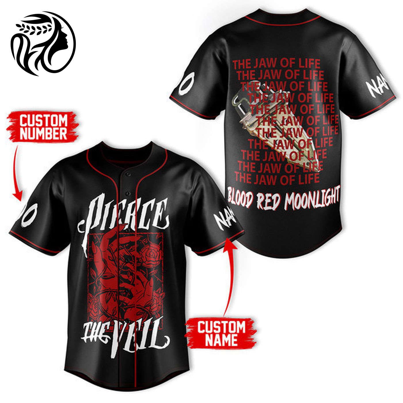Pierce The Veil Baseball Jersey For Men Women And Kids Gift