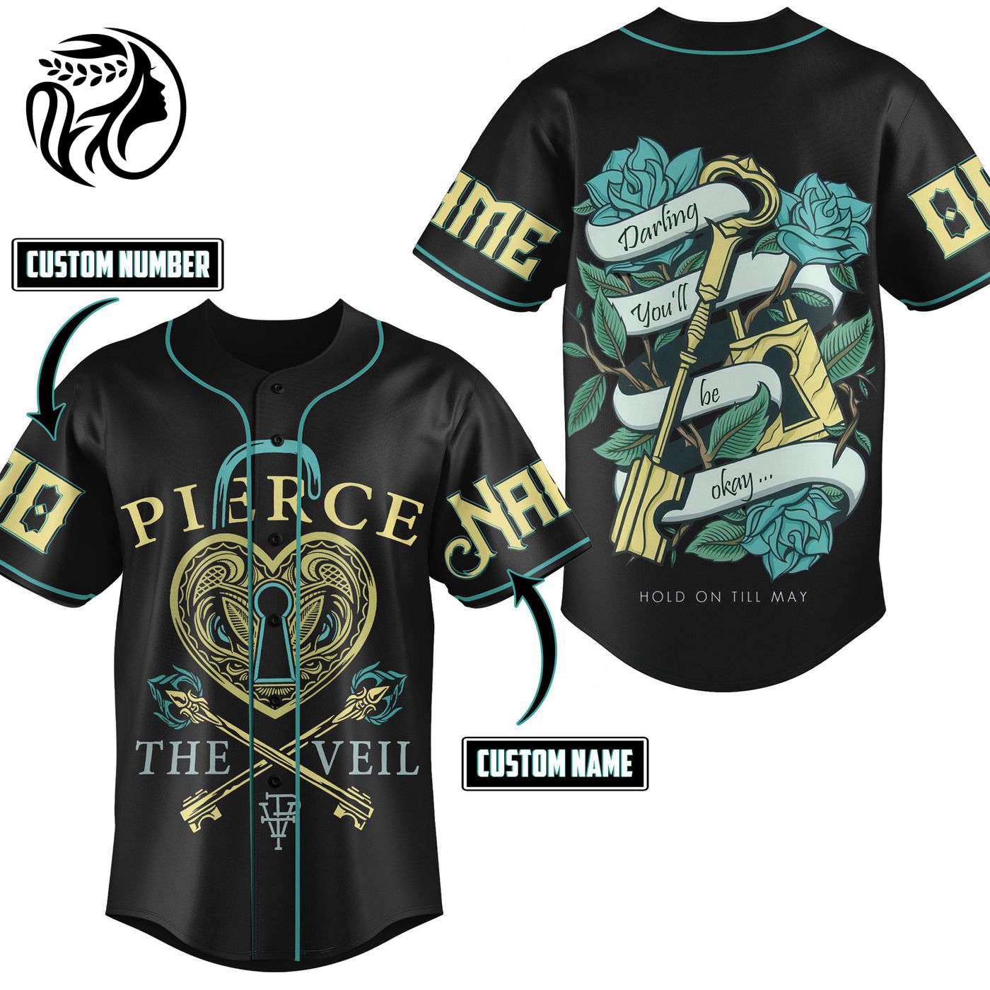 Pierce The Veil Baseball Jersey For Men Women And Kids Gift
