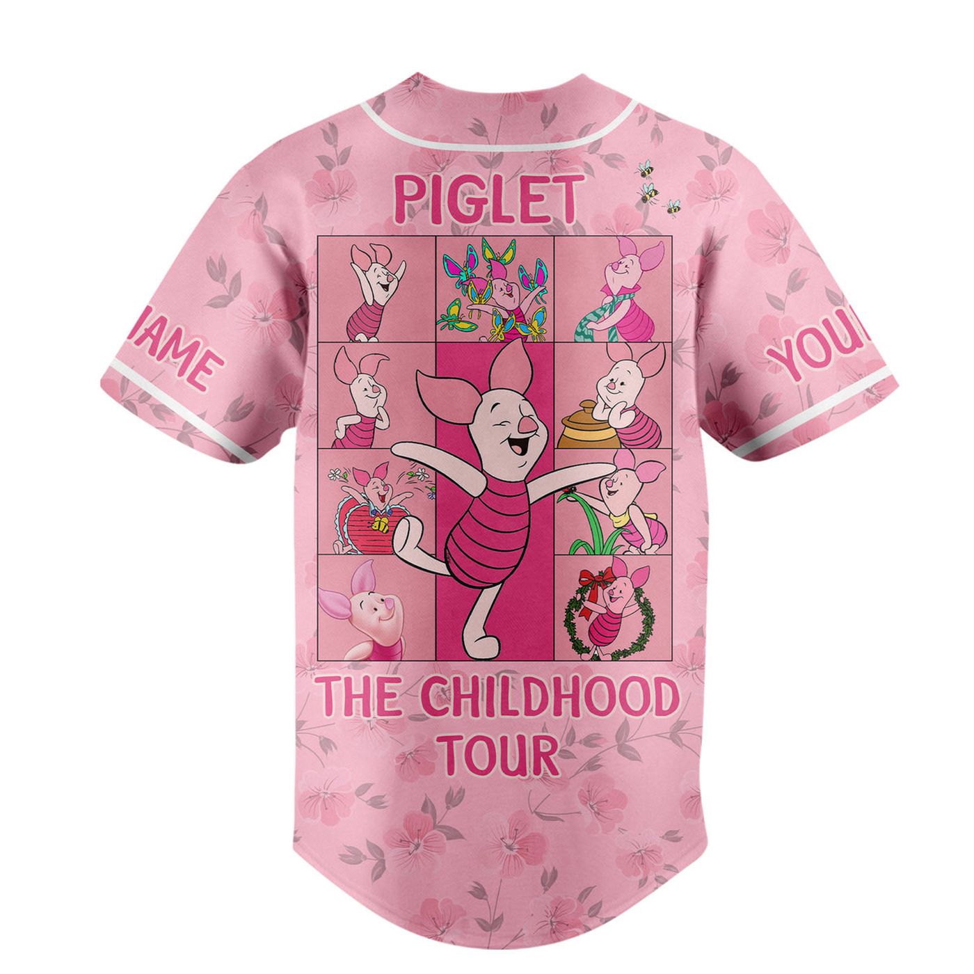 Piglet Baseball Jersey For Men Women And Kids Gift