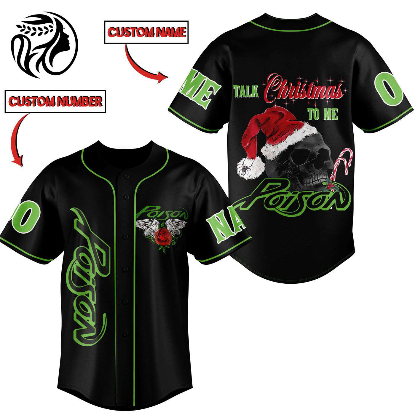 Poison Baseball Jersey For Men Women And Kids Gift