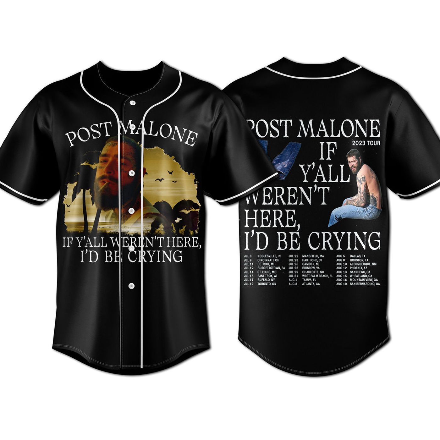 Post Malone Baseball Jersey For Men Women And Kids Gift
