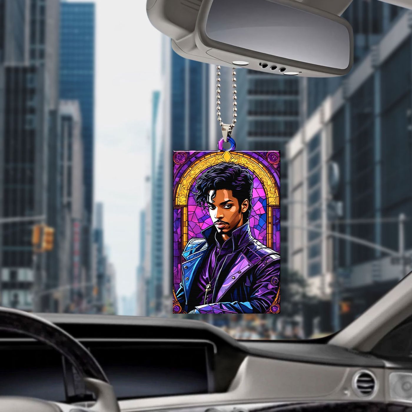 Prince Custom Shape 1-sided Acrylic Car Ornament – Gift for Christmas Day
