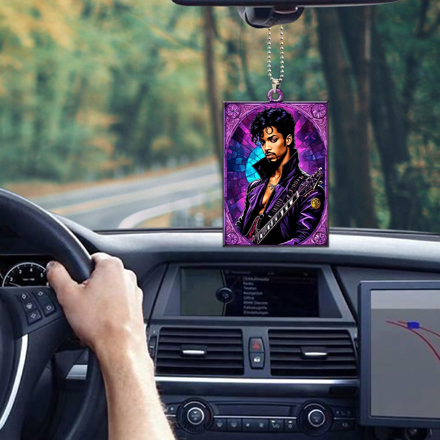 Prince Custom Shape 1-sided Acrylic Car Ornament – Gift for Christmas Day