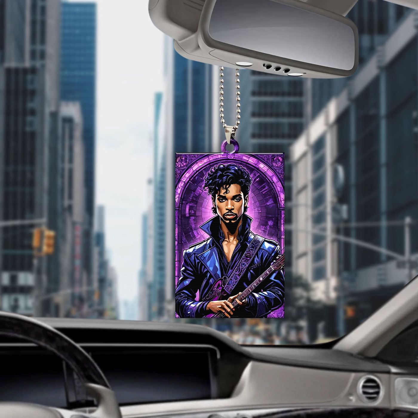 Prince Custom Shape 1-sided Acrylic Car Ornament – Gift for Christmas Day