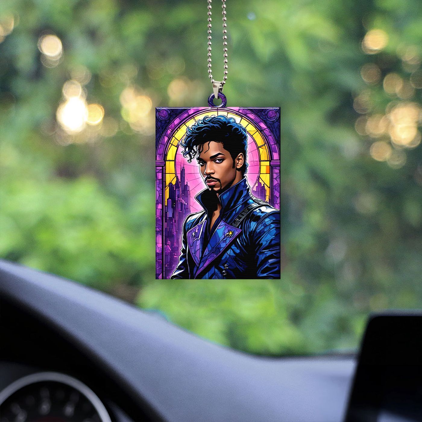 Prince Custom Shape 1-sided Acrylic Car Ornament – Gift for Christmas Day